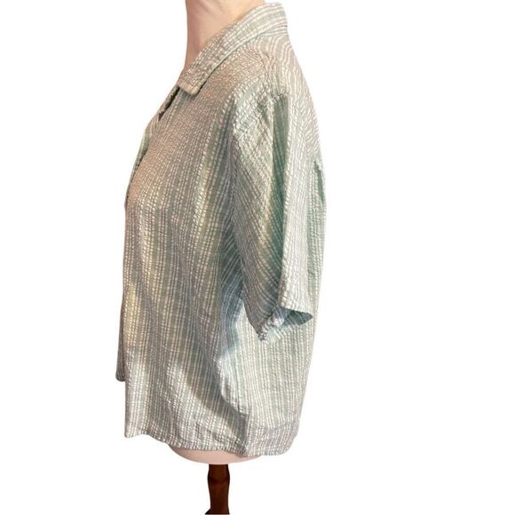 Shenanigans Women’s Vintage 80’s/90’s Checkered Green & White 100% Cotton Short - Picture 6 of 10
